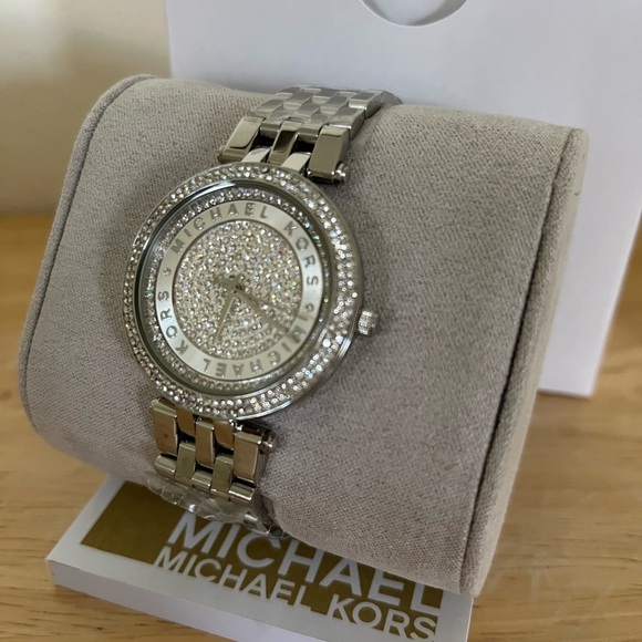 Michael Kors Women's Darci Crystal Dial & Bezel Quartz Watch MK3476 - Picture 9 of 10